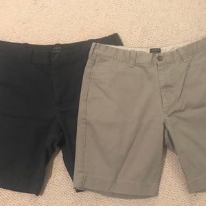 2 Pairs of J Crew Gramercy Shorts